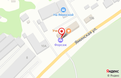 Гостиничный комплекс Форсаж в Барнауле на карте