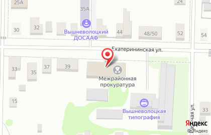 Вышневолоцкий межмуниципальный отдел управления Росреестра по Тверской области на карте