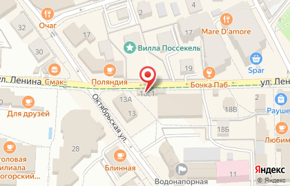 Центр обслуживания абонентов Теле2 на улице Ленина в Светлогорске на карте