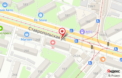 Ригла на Ставропольской улице на карте
