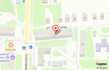 Продуктовый магазин во Владимире на карте