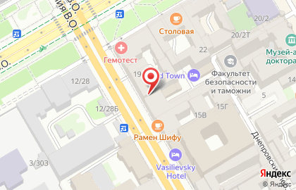 Ренессанс в Курортном районе на карте