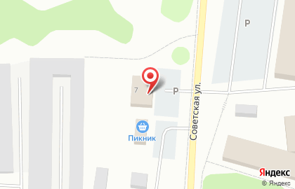 Магазин у дома Бристоль на Советской улице на карте