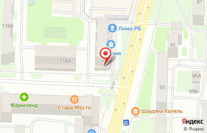 Компания Уфимская Шинная Компания в Стерлитамаке на карте