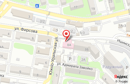 Зоомагазин Лемур в Первореченском районе на карте
