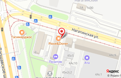 Магазин продуктов на Нагатинской, вл2 к2 на карте