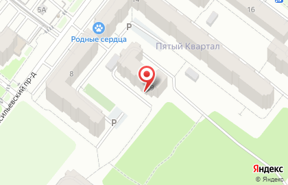 Строящиеся объекты, ООО Триумф на Васильевском проезде на карте