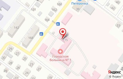 Городская больница №1 в Волгограде на карте