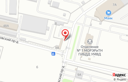 Многопрофильная фирма Чайка на Московском проспекте на карте