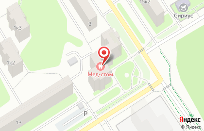 Мед-стом на карте