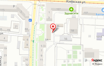 Парикмахерская в Калининграде на карте