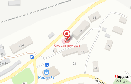 Скорая медицинская помощь Новокузнецкая станция скорой медицинской помощи на Центральной улице на карте