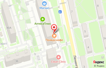 Салон оптики Контакт в Первомайском районе на карте