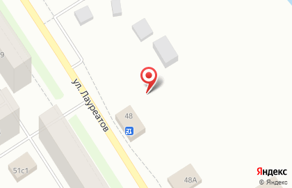Инернет-магазин Б-Касса на улице Лауреатов на карте