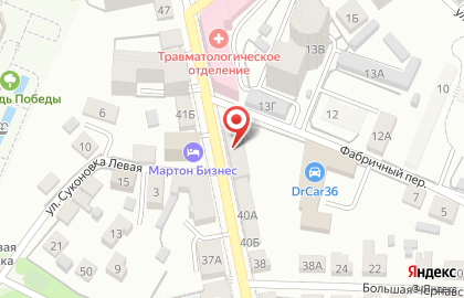 Нарколог-Психиатр в Воронеже на карте