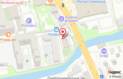 Банкетный зал XXI век в Пятигорске на карте