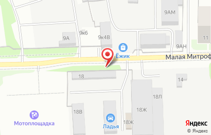Компания Кабель Групп на Малой Митрофаньевской улице на карте