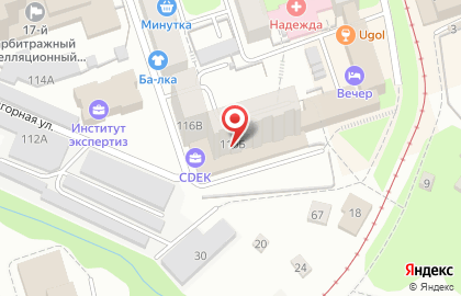 Магазин швейной фурнитуры и пряжи в Ленинском районе на карте