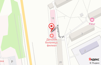 Детская городская больница в Екатеринбурге на карте