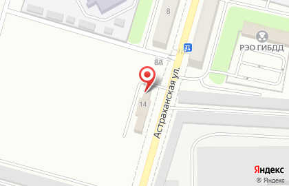 Автошкола Форсаж на Астраханской улице на карте