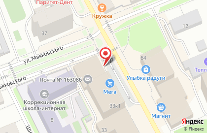 Рыбалка в Архангельске на карте