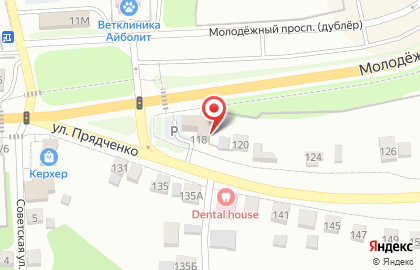 Курьерская служба Курьер Сервис Экспресс на улице Прядченко на карте
