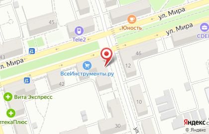 Оптово-розничный магазин Водонос на улице Мира на карте