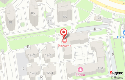Стоматология Биодент на улице Юлиуса Фучика на карте
