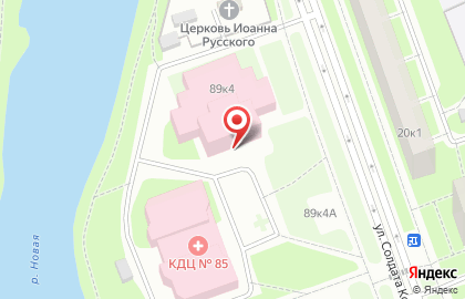 Городская страховая медицинская компания на проспекте Ветеранов, 89 к 4 на карте