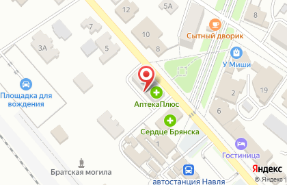 Аптека Апрель в Брянске на карте