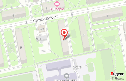 Дезинфекционная компания МосДез в Парусном проезде на карте