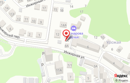 Гостевой дом на Инжирной, 8а на карте