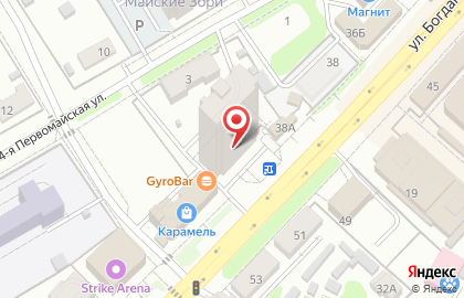 Кристалл-электроцентр на улице Богдана Хмельницкого на карте