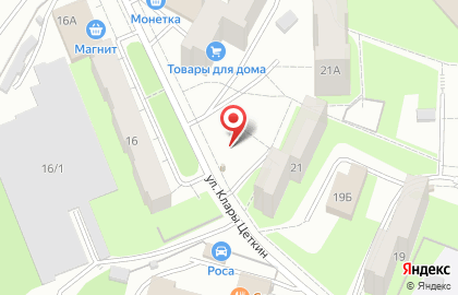 Киоск по продаже фруктов и овощей в Свердловском районе на карте