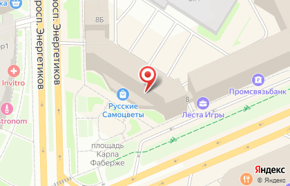 Служба аренды автомобилей на карте