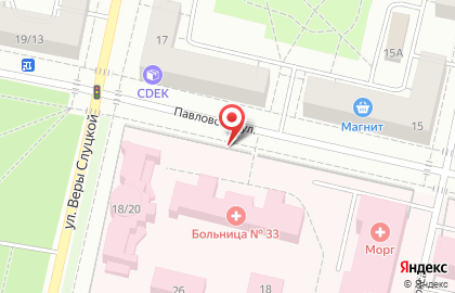 Селена на Павловской улице на карте