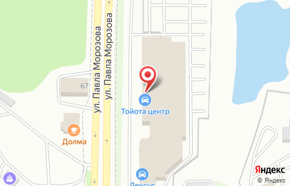 Сервисный центр Тойота Центр Хабаровск на карте