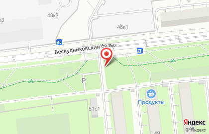 Киоск по продаже кондитерских изделий, Бескудниковский район на карте