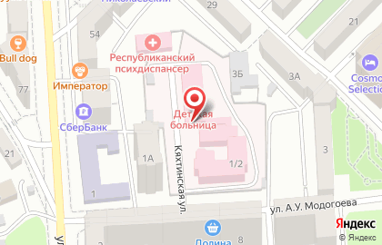 Детская республиканская клиническая больница в Советском районе на карте