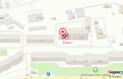 Продуктовый магазин Азия в Октябрьском районе на карте