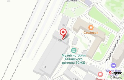 Барнаульский магистральный сортировочный центр на карте