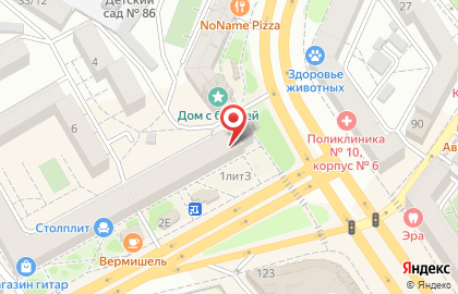 Аптека АПТЕКА36рф на улице Ворошилова на карте