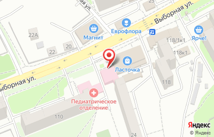 Аптека Муниципальная Новосибирская аптечная сеть в Октябрьском районе на карте