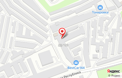 Мастерская кузовного ремонта Black Side в Ленинском районе на карте