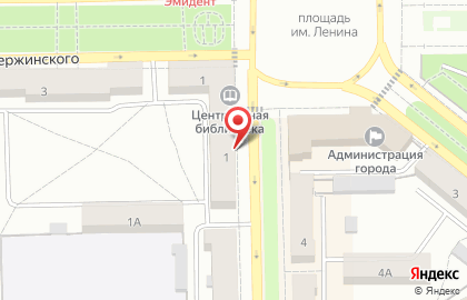 Всероссийская политическая партия Единая Россия на улице Ленина на карте