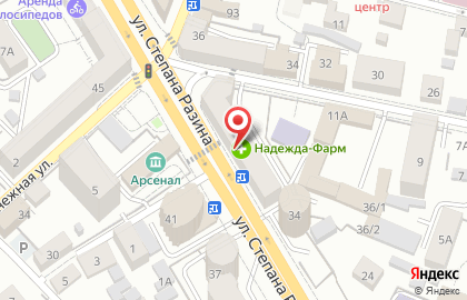 Аптека Фармстиль в Центральном районе на карте