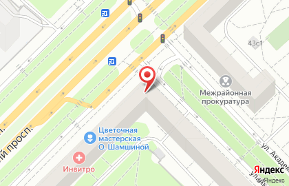 Салон Miele на метро Ленинский проспект на карте