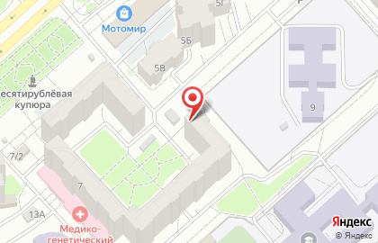 Киоск по продаже фруктов и овощей в Советском районе на карте