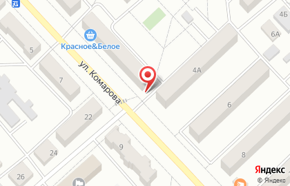 Фотосалон срочного фото на улице Комарова на карте