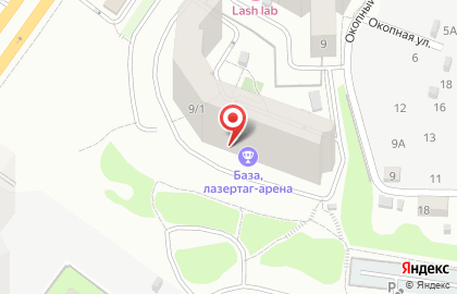 Лазертаг-арена База на карте
